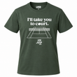 T-Shirt – Hunter Green „I’ll take you to court“