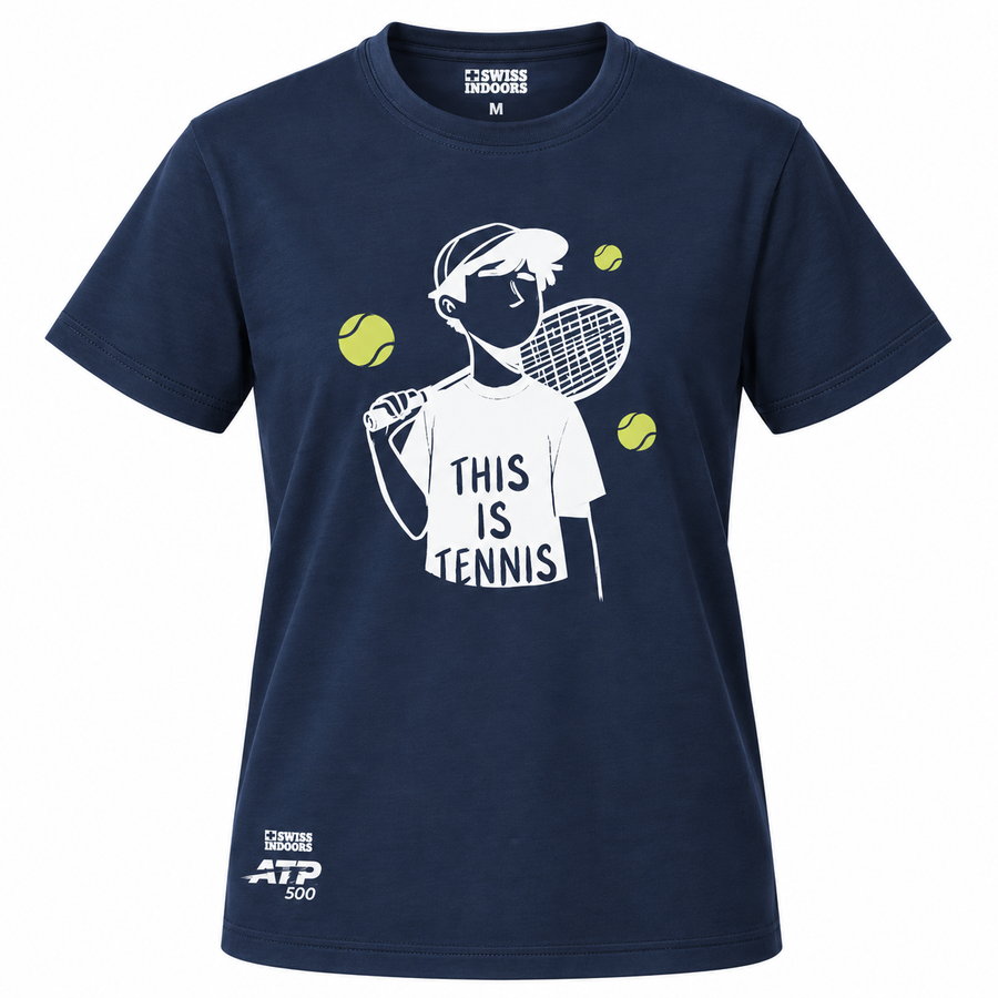 T-Shirt – Navy „This is Tennis“